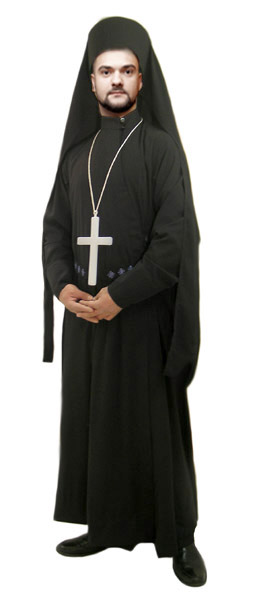 Костюм монаха, ряса черная аренда, священник проавославный аренда костюма москва, церковное облачение в прокат, прокат.